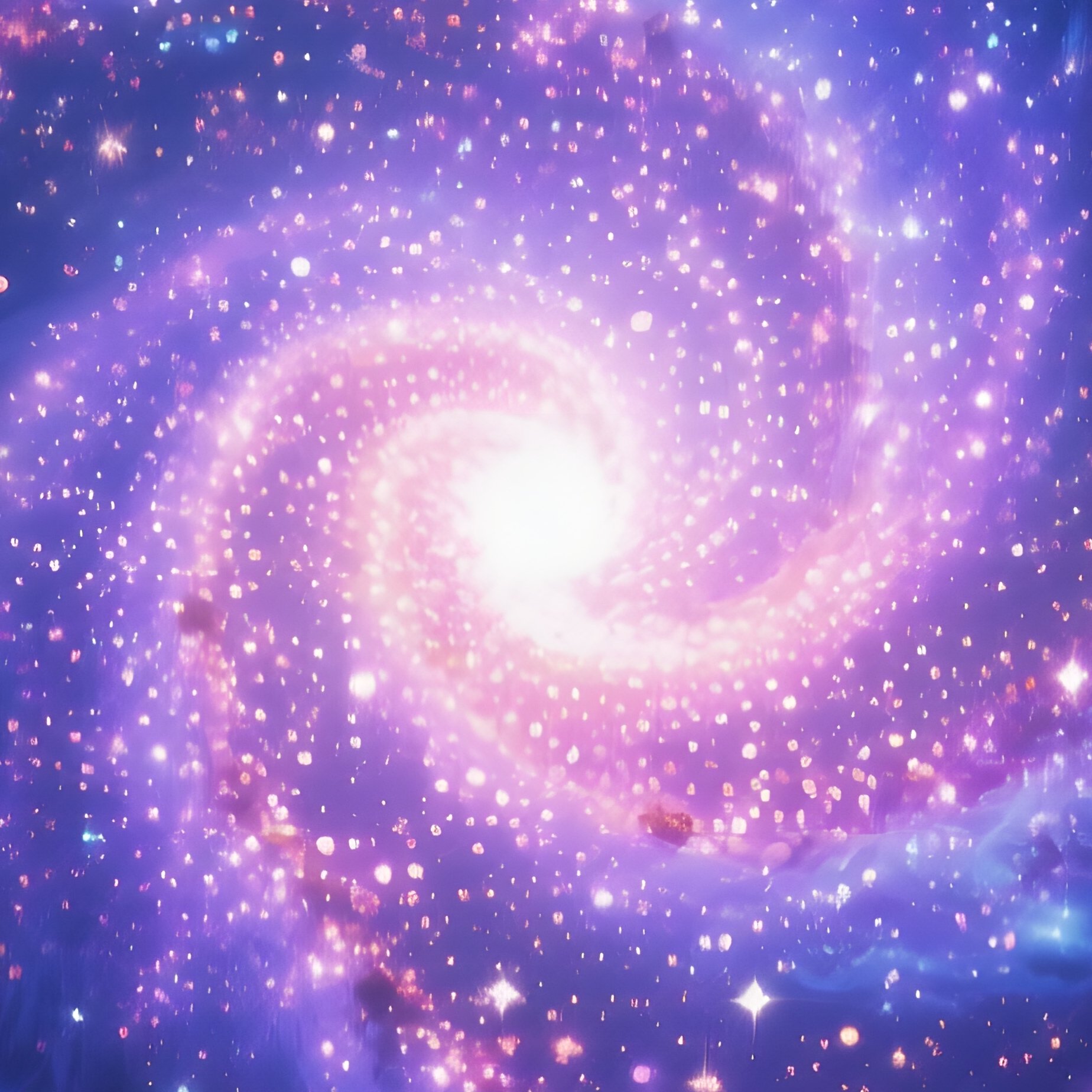 A Vibrant Galaxy In Space Galaxy Space - Full Resolution Quality Preview