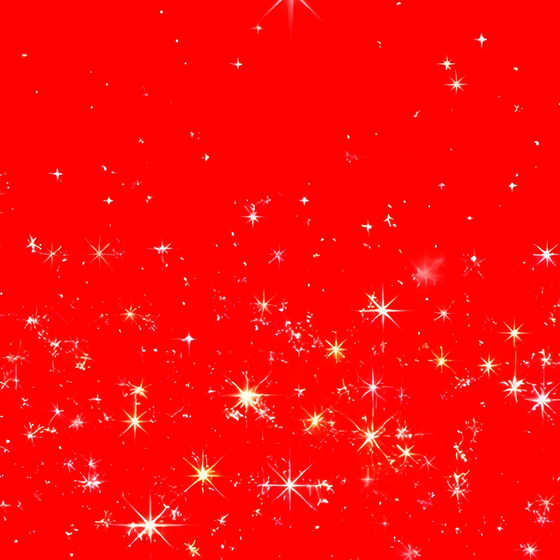 A Vibrant Red Background With Sparkling Stars Red Stars - Full Resolution Quality Preview
