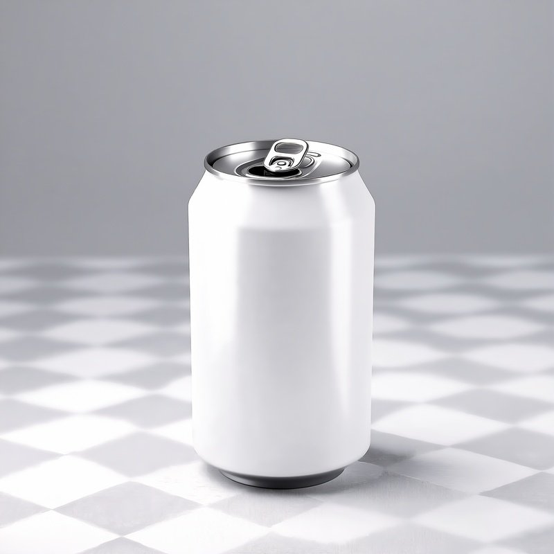 A White Beverage Can Beverage Can White Can