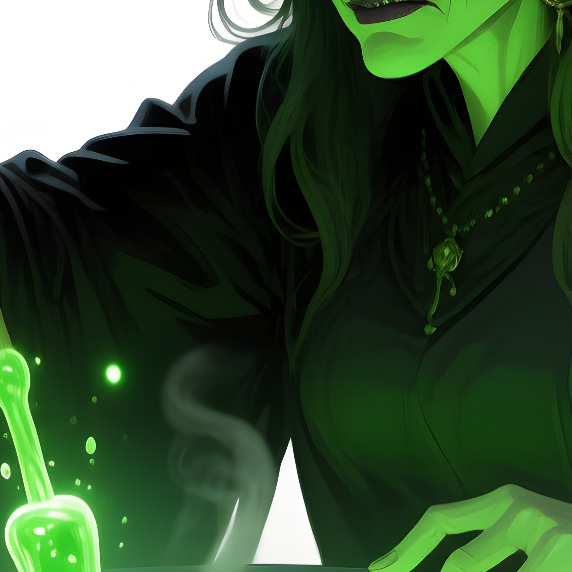 A Witch Brewing A Potion In A Cauldron Witch Cauldron - Full Resolution Quality Preview