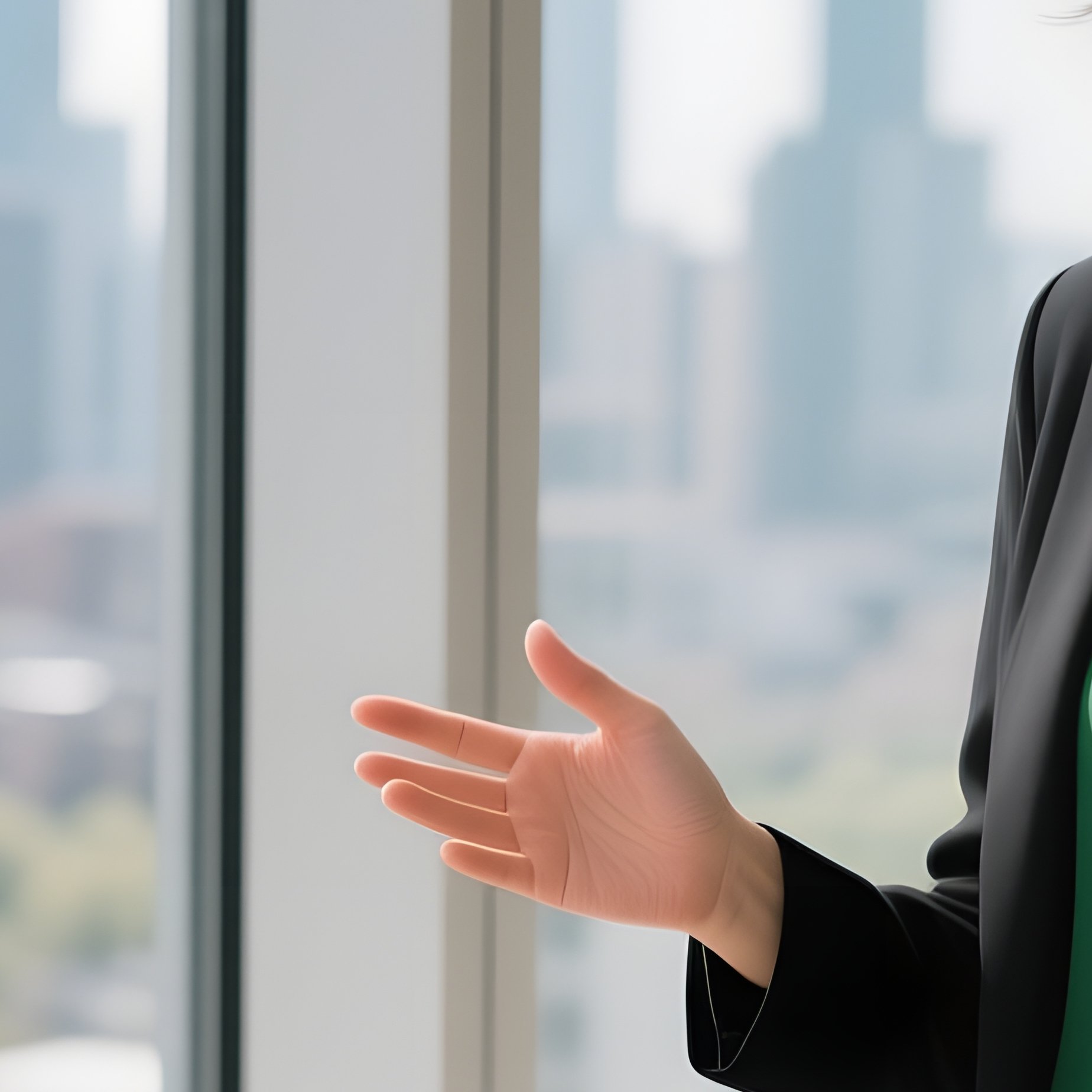 A Woman Giving A Presentation Or Speech Presentation Speaker - Full Resolution Quality Preview