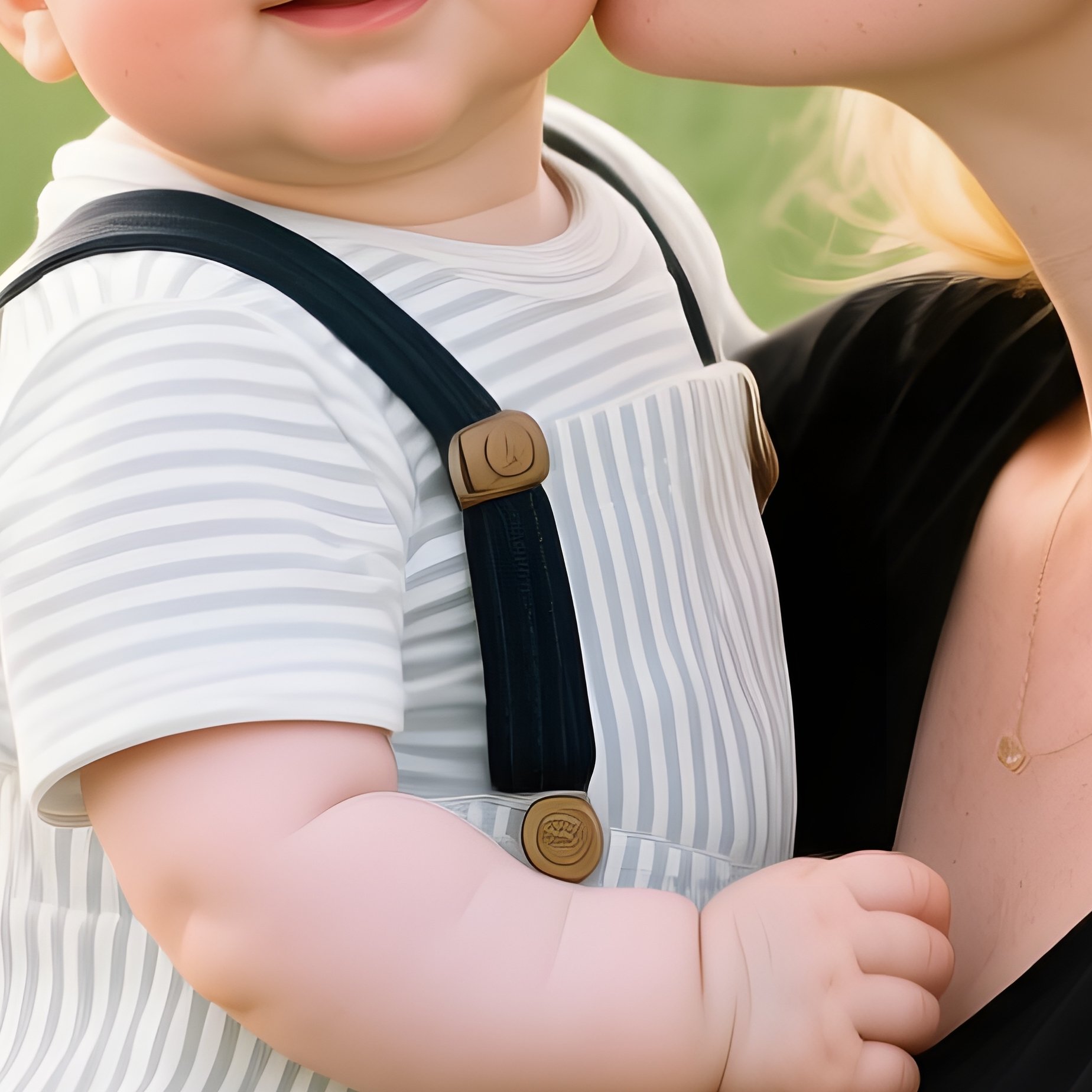 A Woman Holding A Baby In An Outdoor Setting Motherhood Affection - Full Resolution Quality Preview