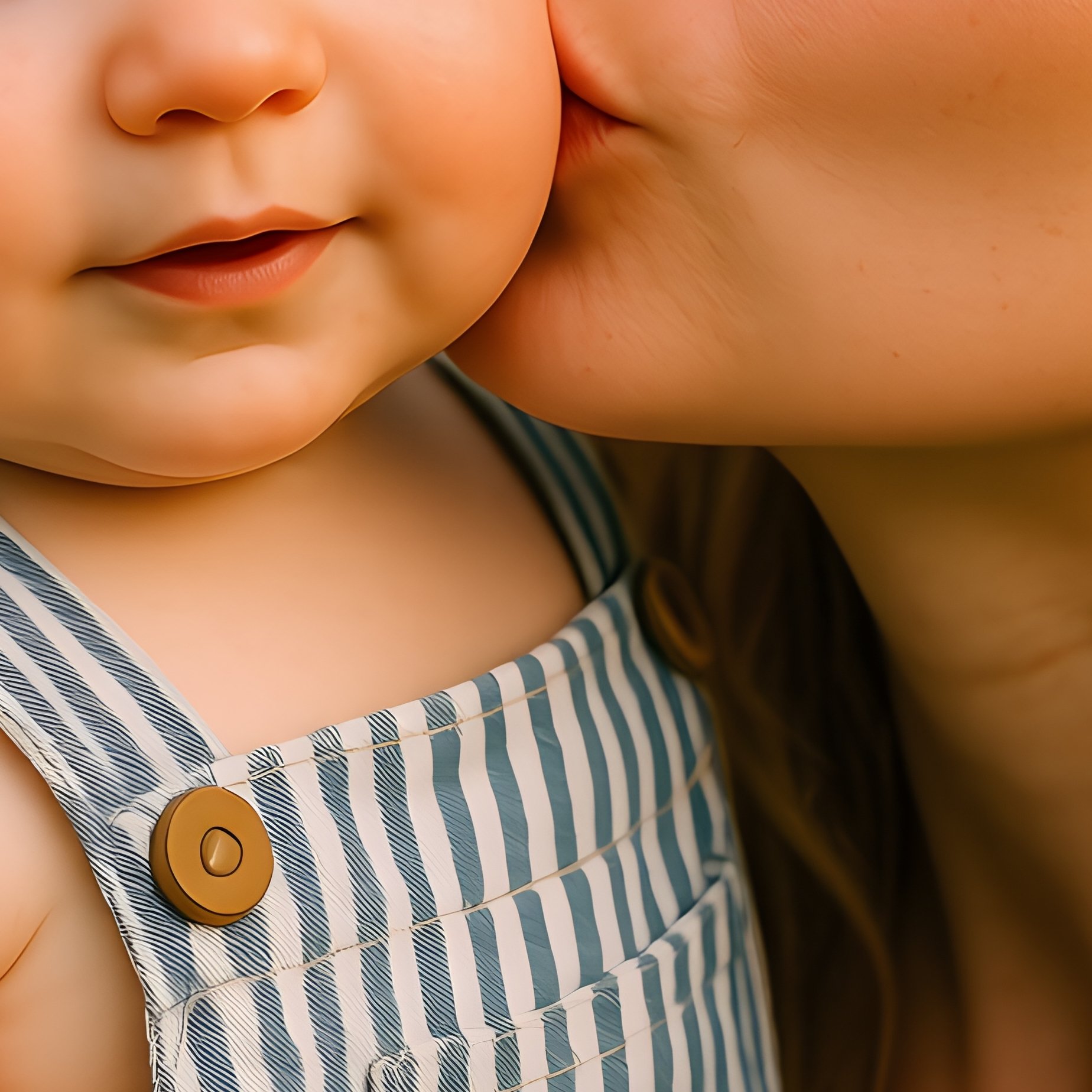A Woman Holding A Baby In An Outdoor Setting Motherhood Love - Full Resolution Quality Preview