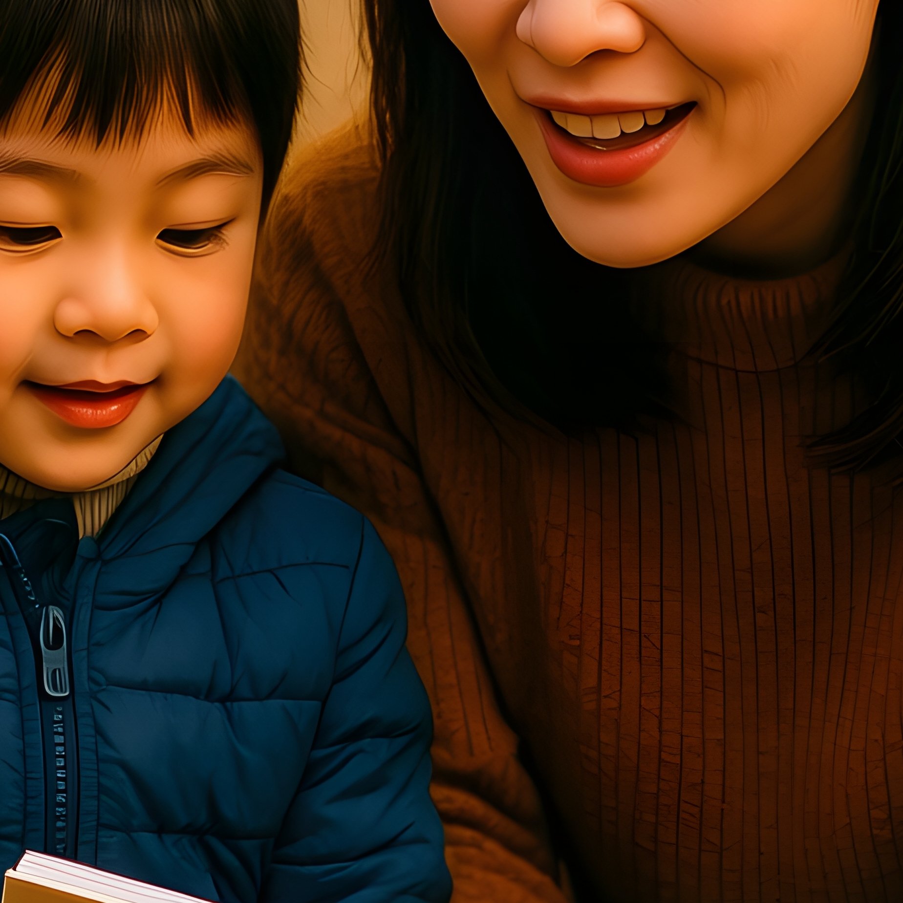 A Woman Interacting With Children Outdoors Family Outdoor - Full Resolution Quality Preview