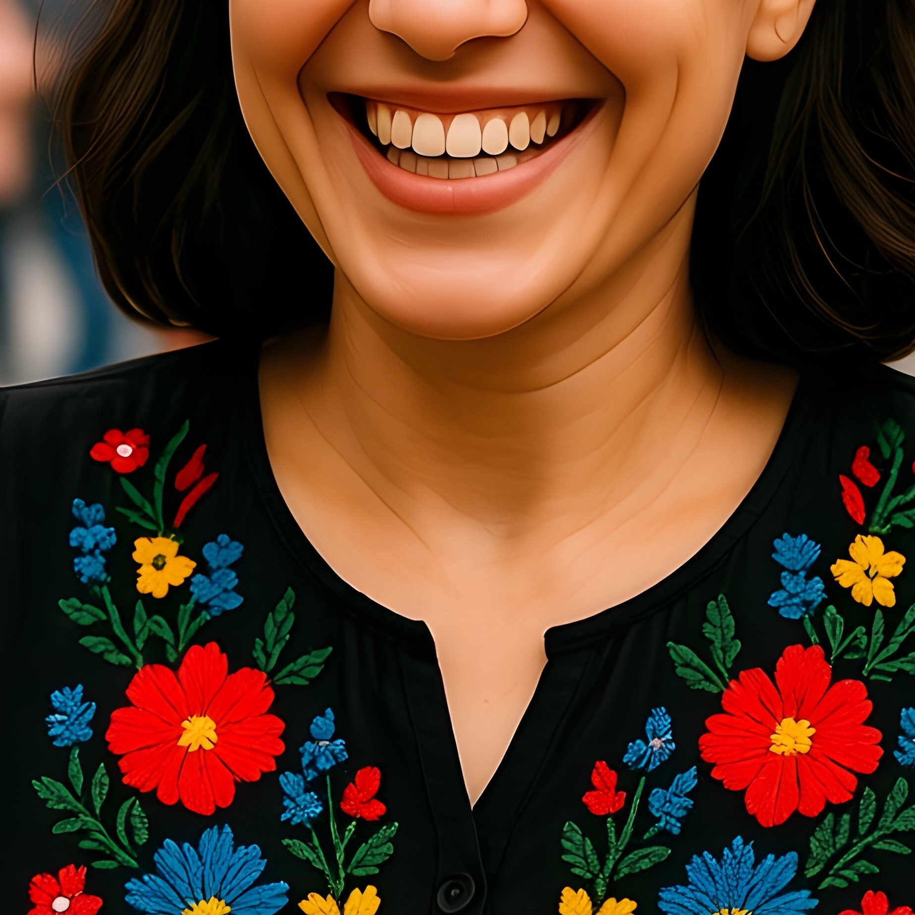 A Woman Participating In A Cultural Or Artistic Activity - Full Resolution Quality Preview