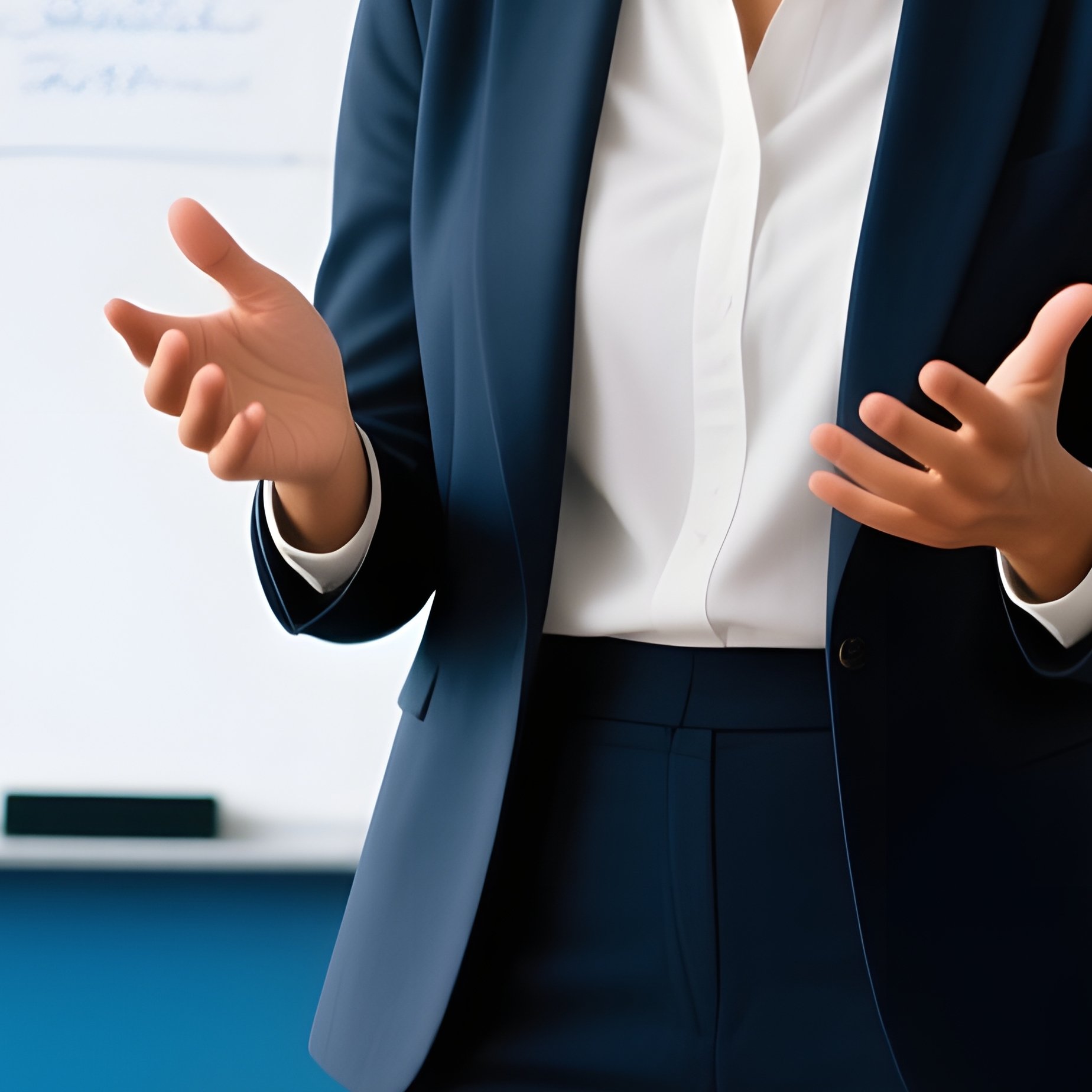A Woman Presenting In A Meeting Room Meeting Presentation - Full Resolution Quality Preview