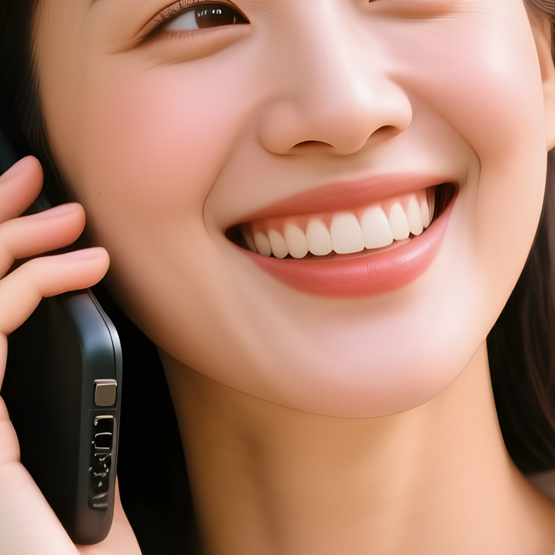 A Woman Talking On A Phone Woman Phone Call - Full Resolution Quality Preview