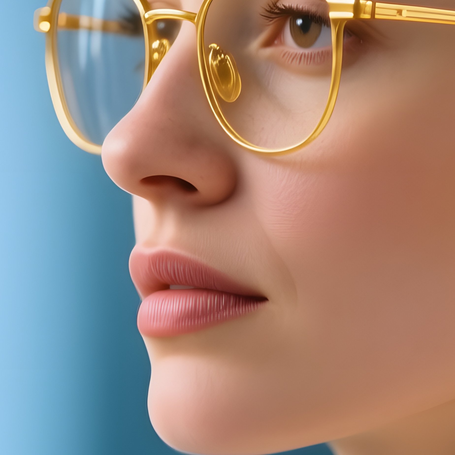 A Woman Wearing Glasses Woman Glasses - Full Resolution Quality Preview