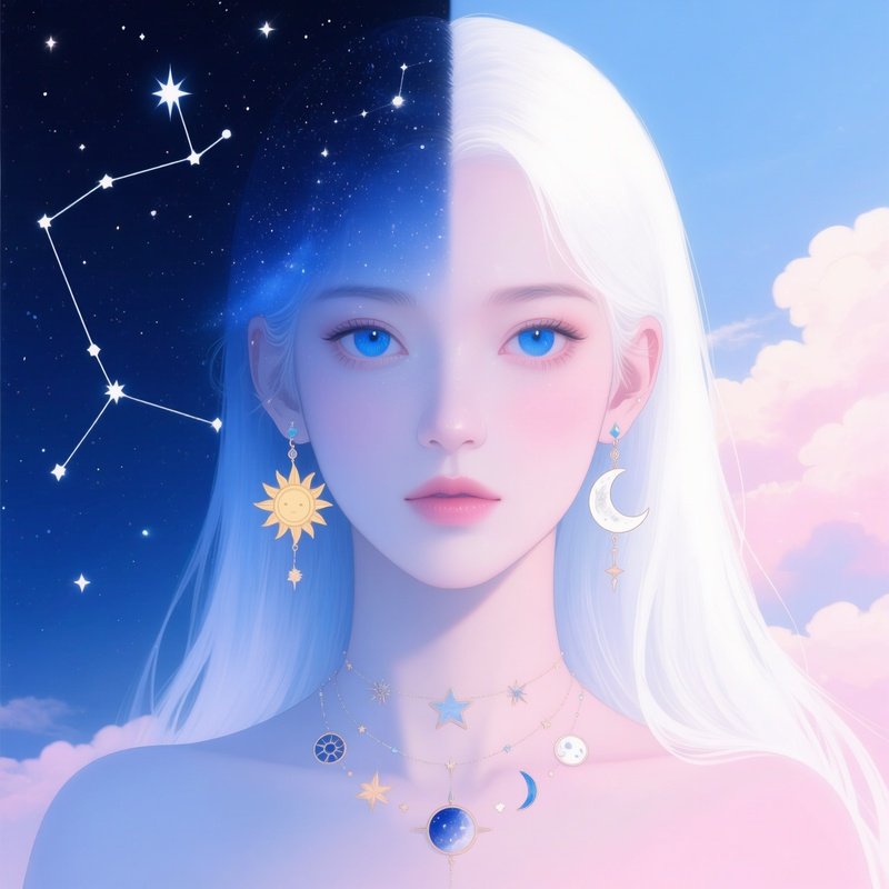 A Woman With A Celestial Theme Celestial Woman