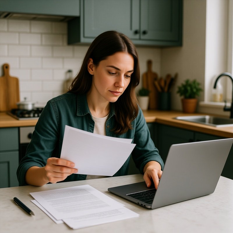 A Woman Working At A Desk Home Office Work From Home