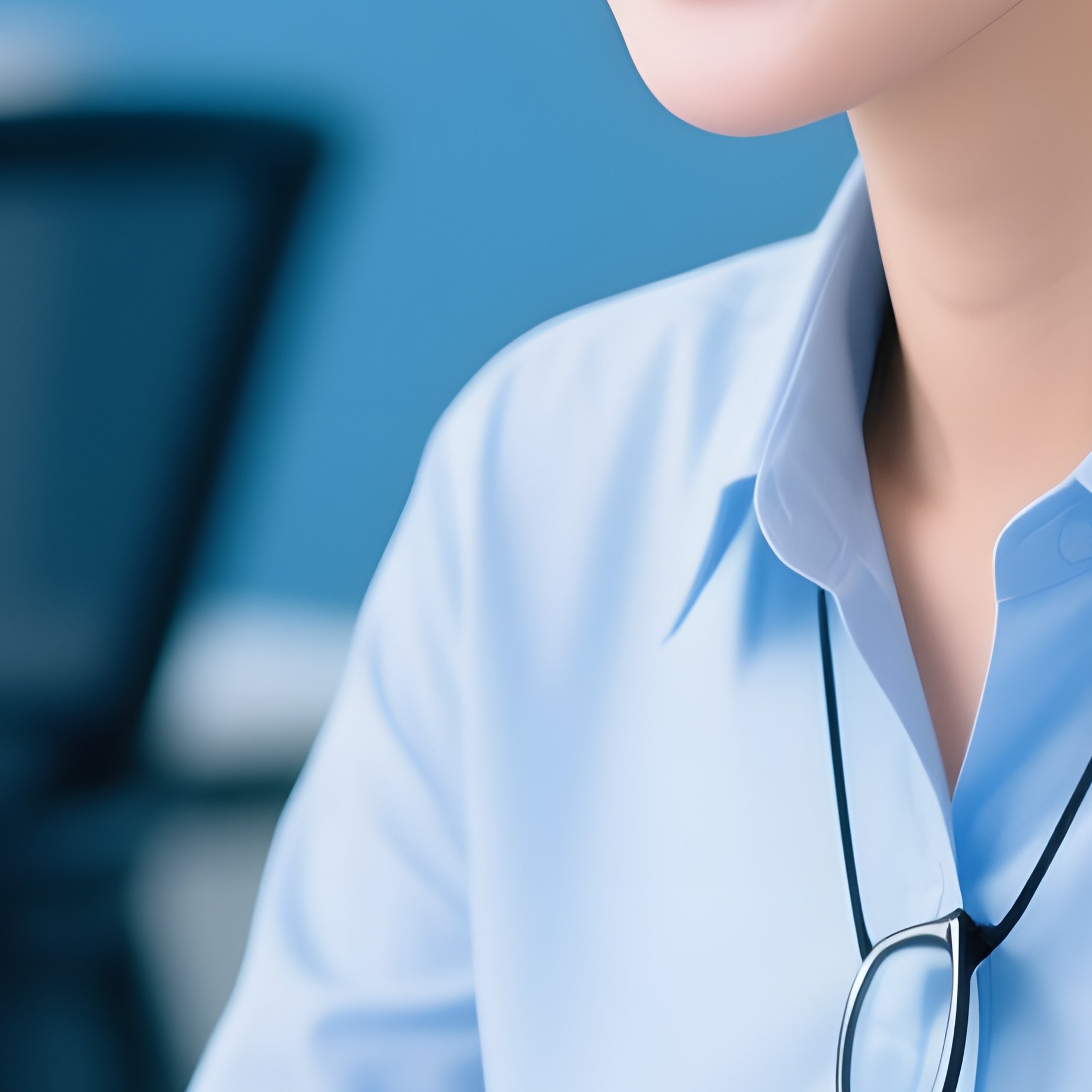 A Woman Working At A Desk Office Workplace - Full Resolution Quality Preview