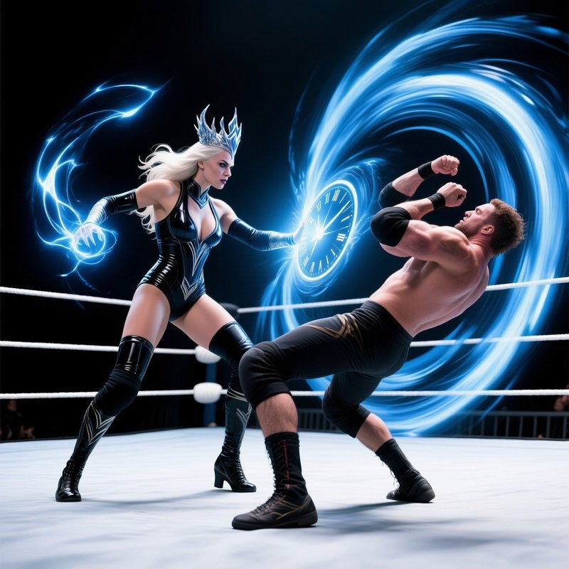 A Wrestling Scene With Time Reversal Moment