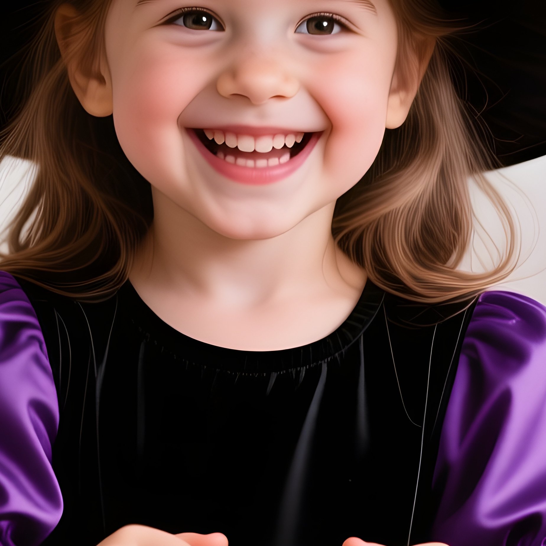 A Young Child Dressed As A Witch For Halloween Halloween Child - Full Resolution Quality Preview