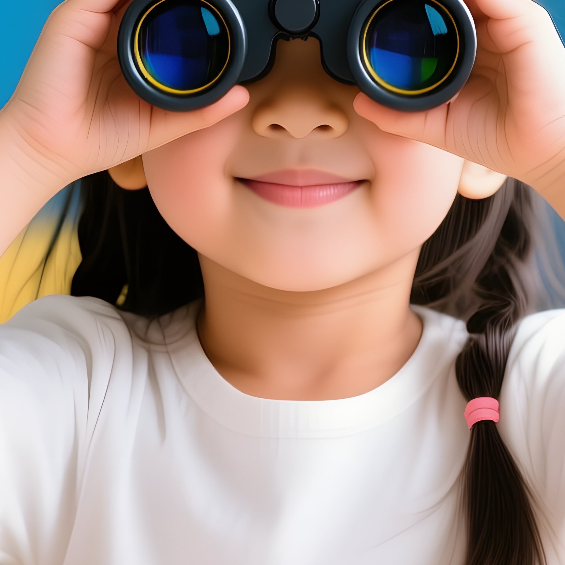 A Young Girl At A Desk Child Play - Full Resolution Quality Preview