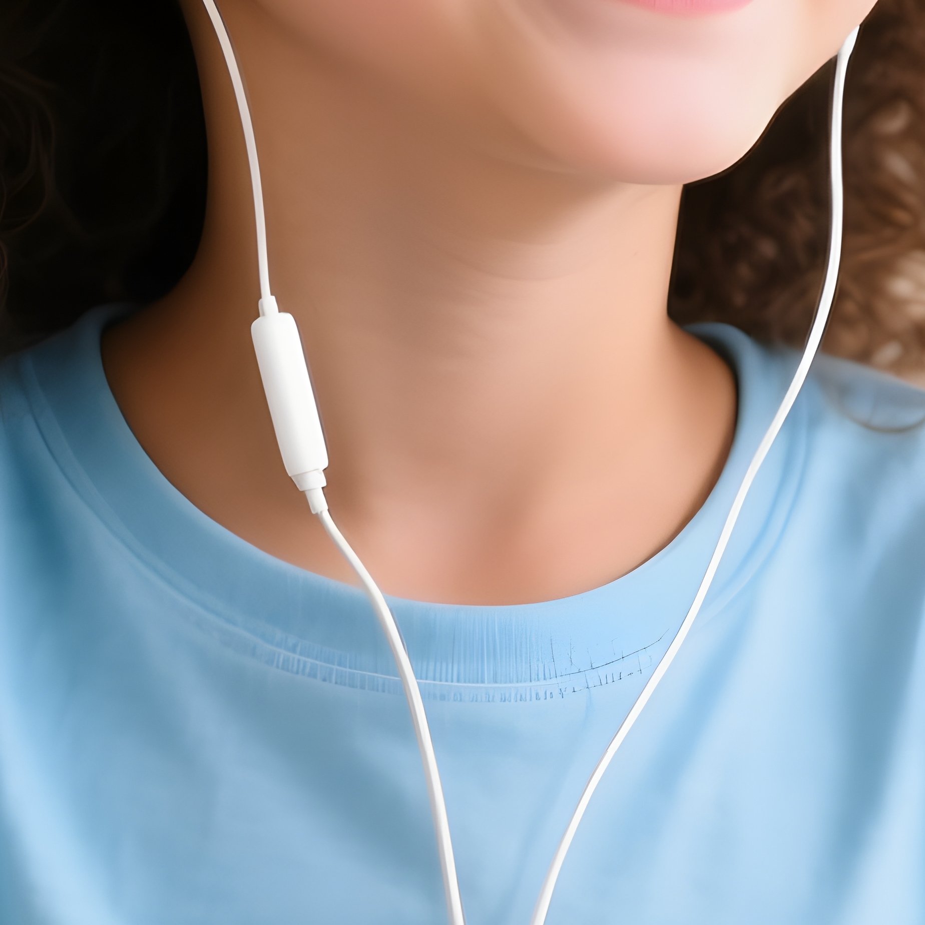 A Young Girl Listening To Music And Dancing Music Dance - Full Resolution Quality Preview
