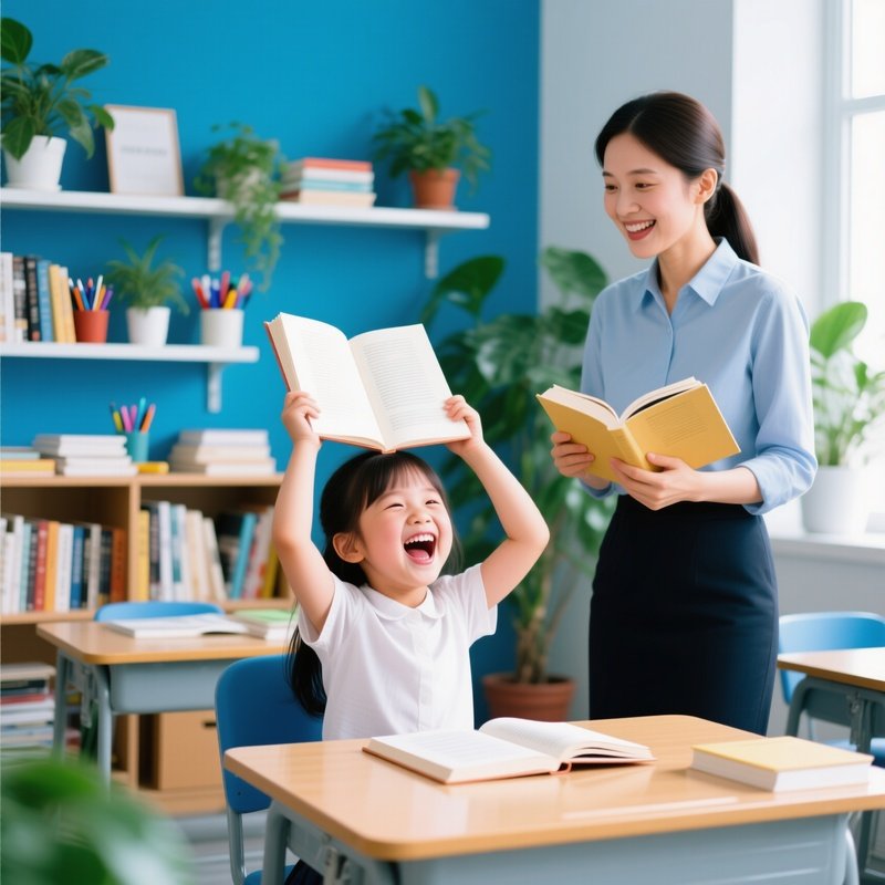 A Young Girl Reacting To A Book Education Humor