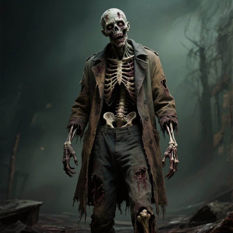 A Zombie Figure Zombie Horror