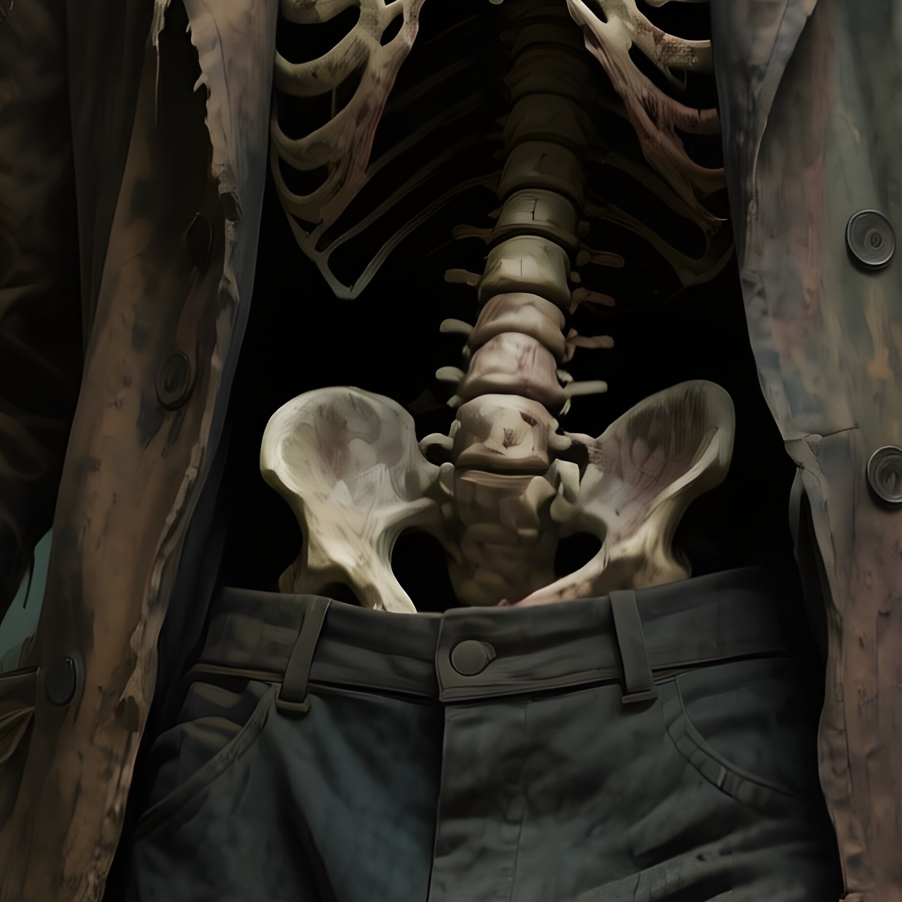 A Zombie Figure Zombie Horror - Full Resolution Quality Preview