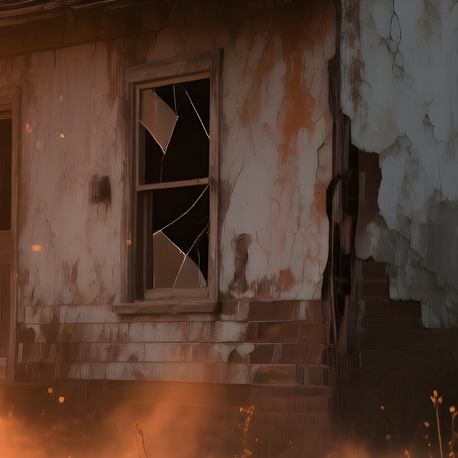 Abandoned House At Sunset - Full Resolution Quality Preview