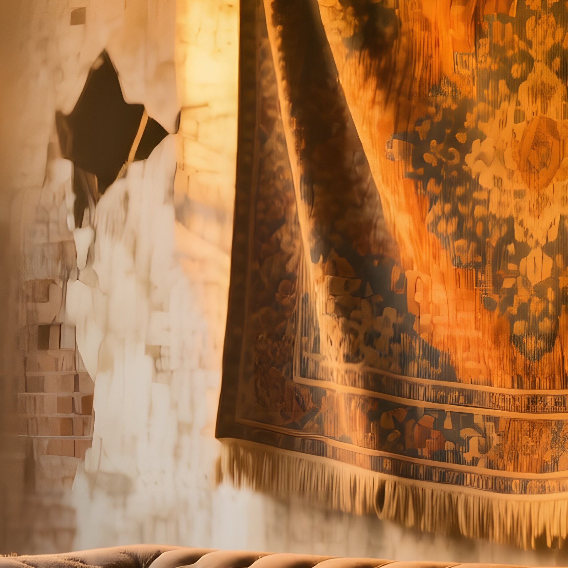 Abandoned Industrial Loft Golden Hour - Full Resolution Quality Preview