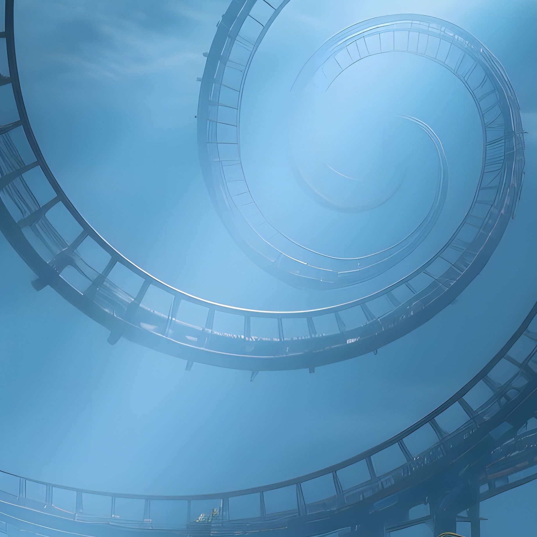 Abandoned Roller Coaster Moonbeam Weeds - Full Resolution Quality Preview