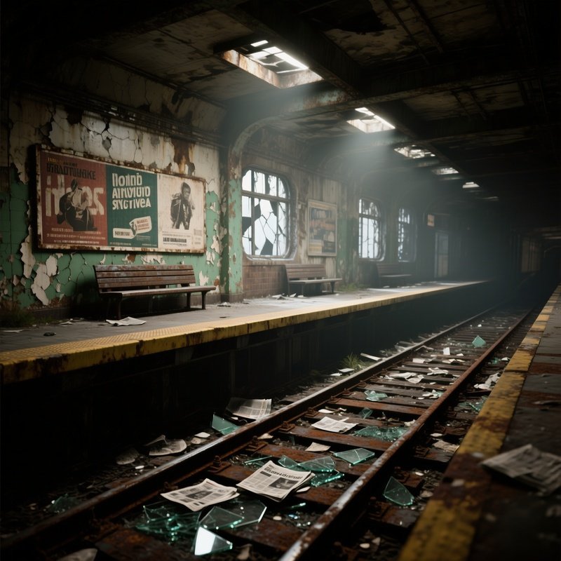 Abandoned Subway Platform