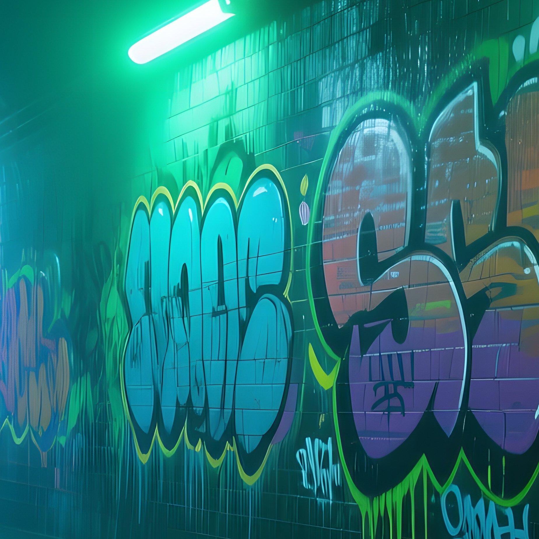 Abandoned Subway Tunnel Flooded With Water - Full Resolution Quality Preview