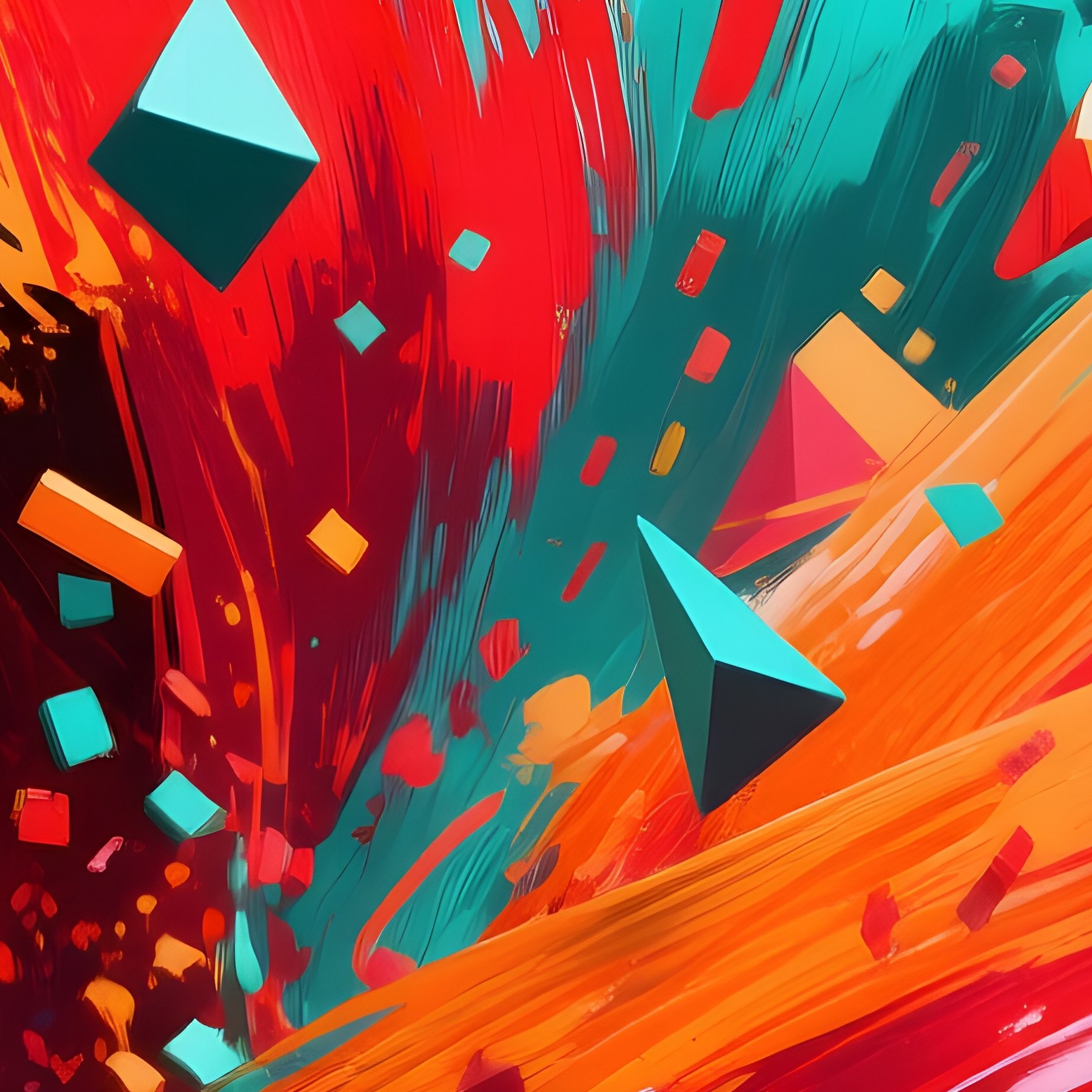 Abstract Artistic Interactions 2 - Full Resolution Quality Preview