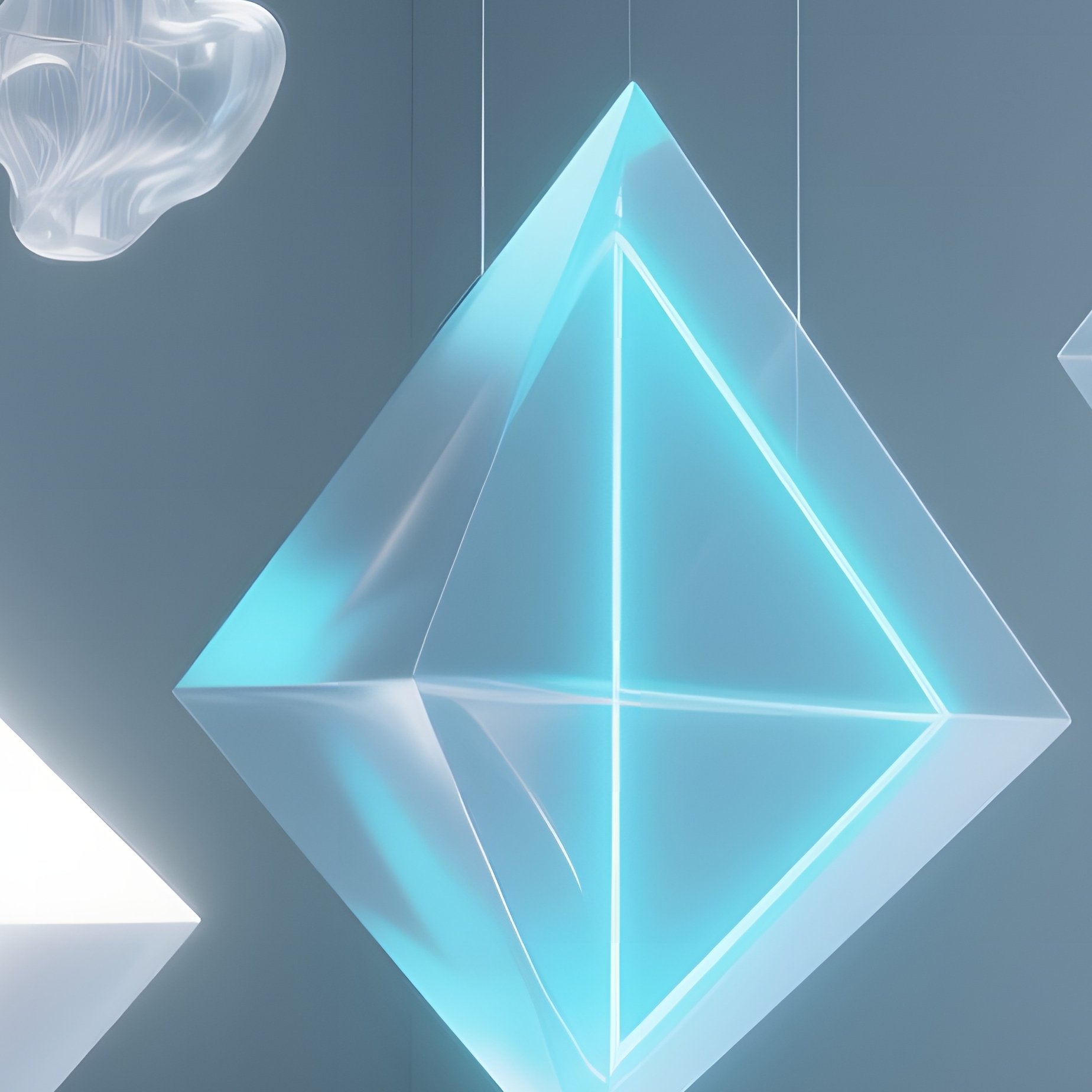 Abstract Conceptual Art Installation In A Void Space - Full Resolution Quality Preview