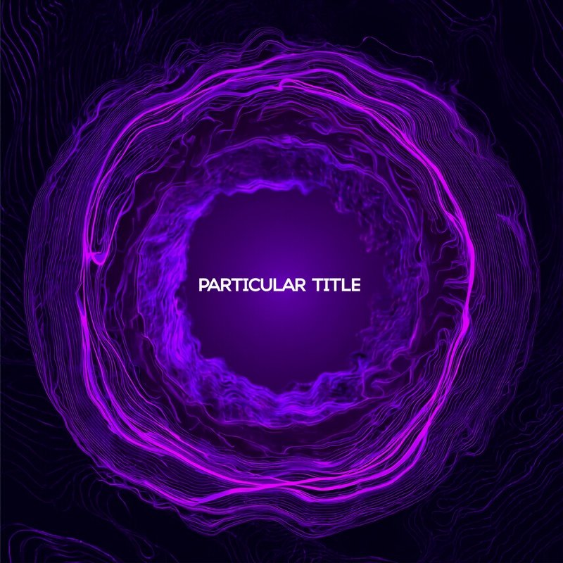 Abstract Digital Art Featuring A Circular Pattern Abstract