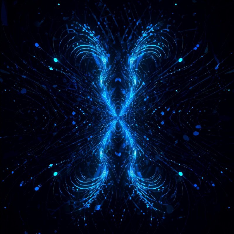 Abstract Digital Art Featuring A Symmetrical Pattern Abstract