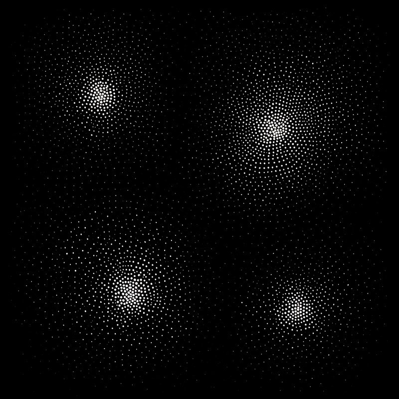 Abstract Dot Pattern On A Dark Background Abstract Dots