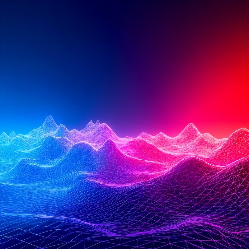 Abstract Geometric Landscape Abstract Geometric