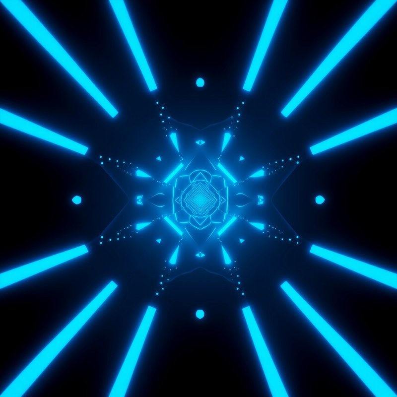 Abstract Geometric Light Pattern Abstract Geometric