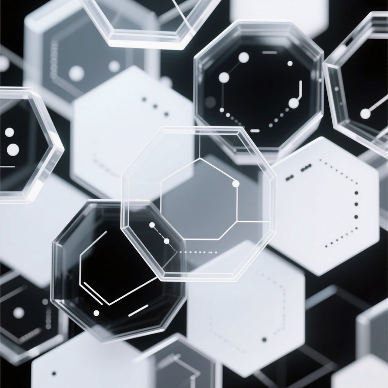 Abstract Geometric Pattern Of Hexagons Abstract Geometry