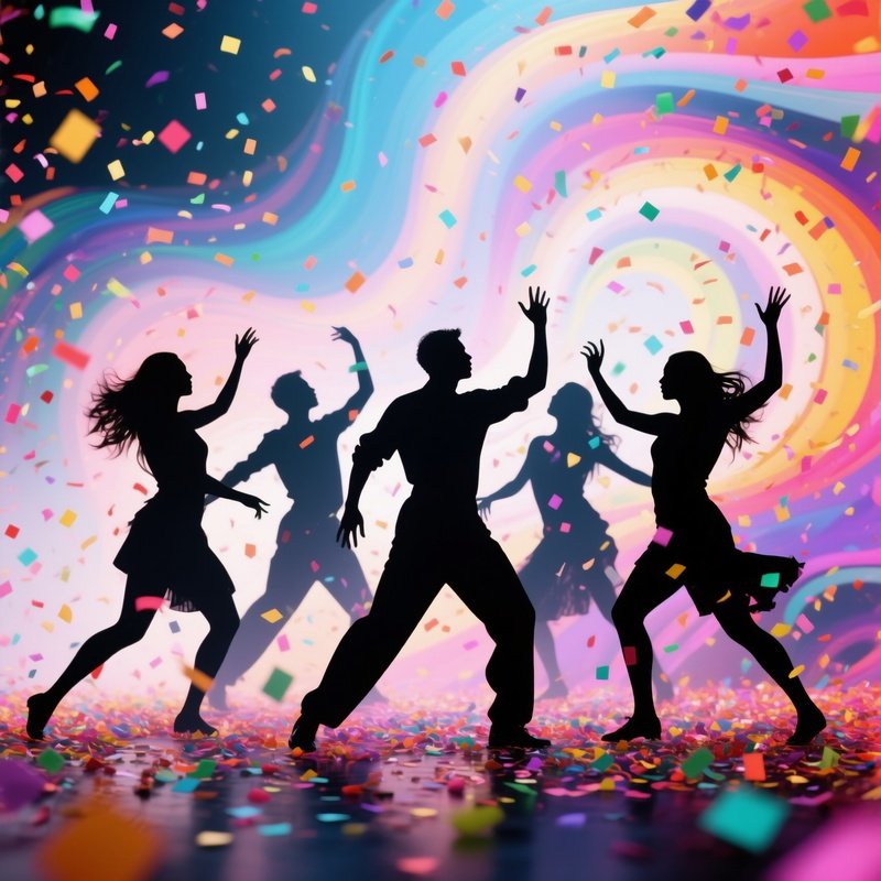 Abstract Performers Confetti