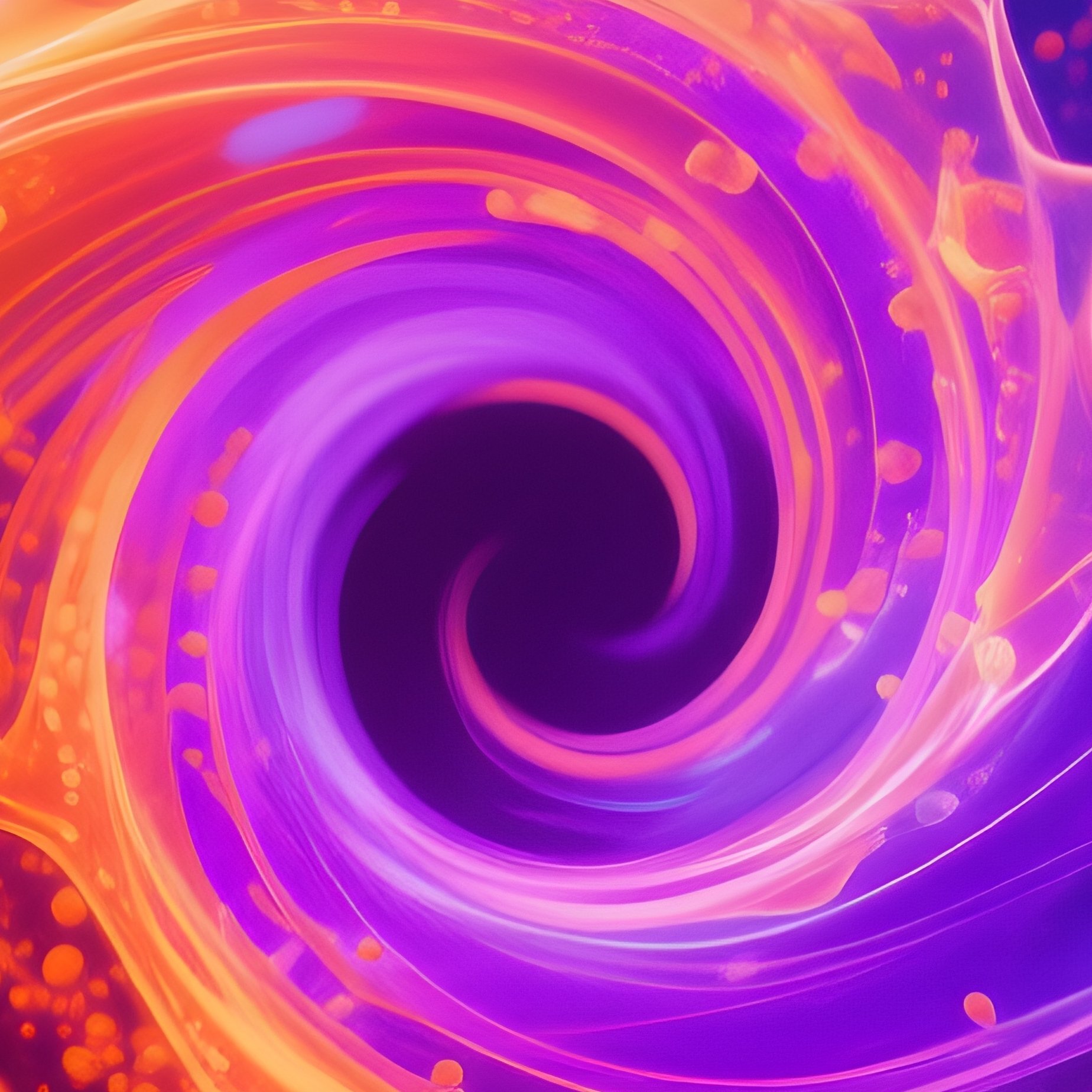 Abstract Swirl Particles Science Fiction - Full Resolution Quality Preview