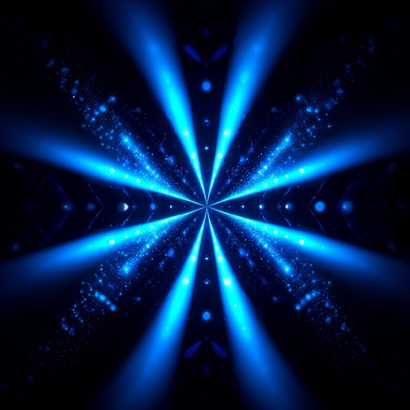 Abstract Symmetrical Light Pattern Abstract Symmetry