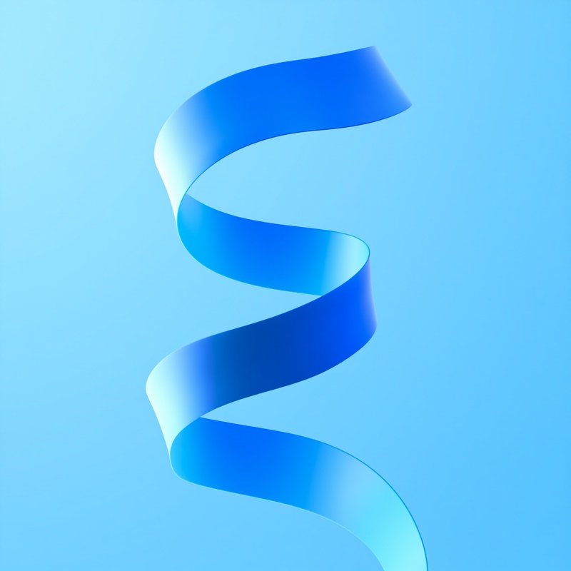 Abstract Twisted Ribbon Abstract Ribbon