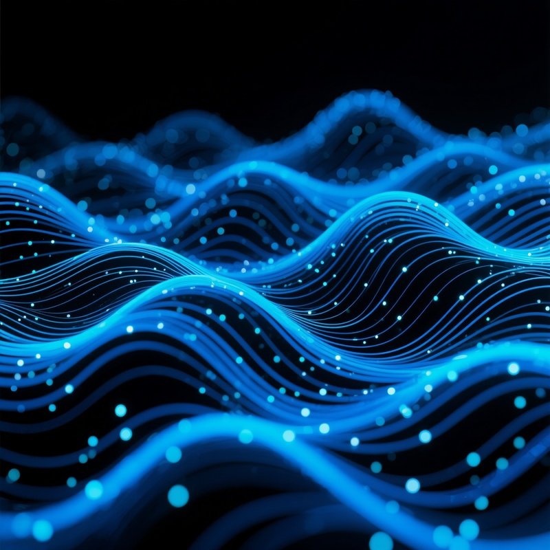 Abstract Wave Lines Design Abstract Wave