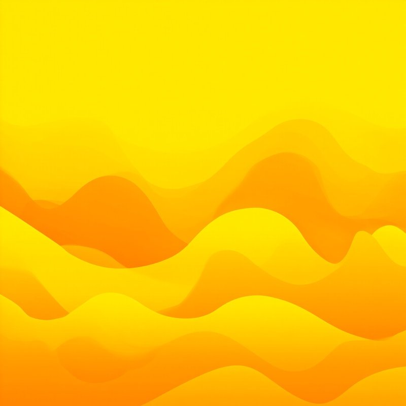 Abstract Yellow Waves Abstract Yellow