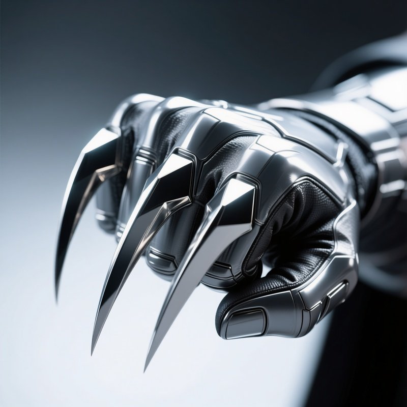 Adamantium Claws Superhero Knuckles