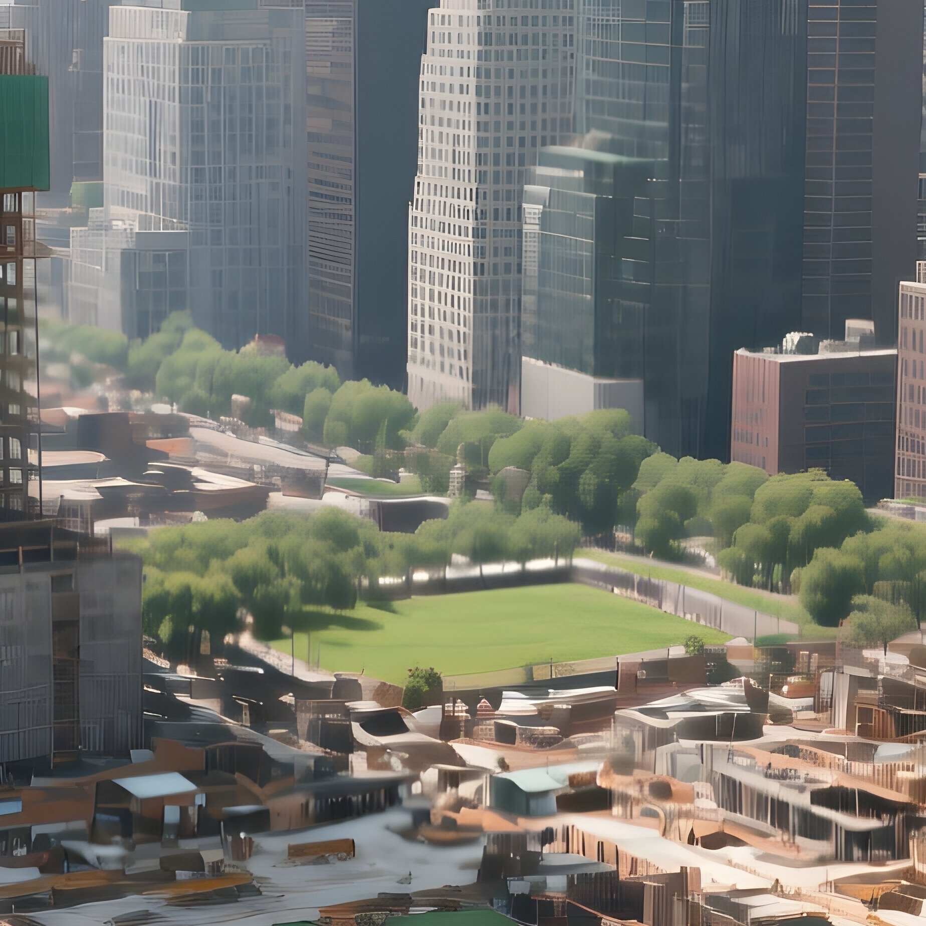 Aerial Urban Construction Drone Footage - Full Resolution Quality Preview