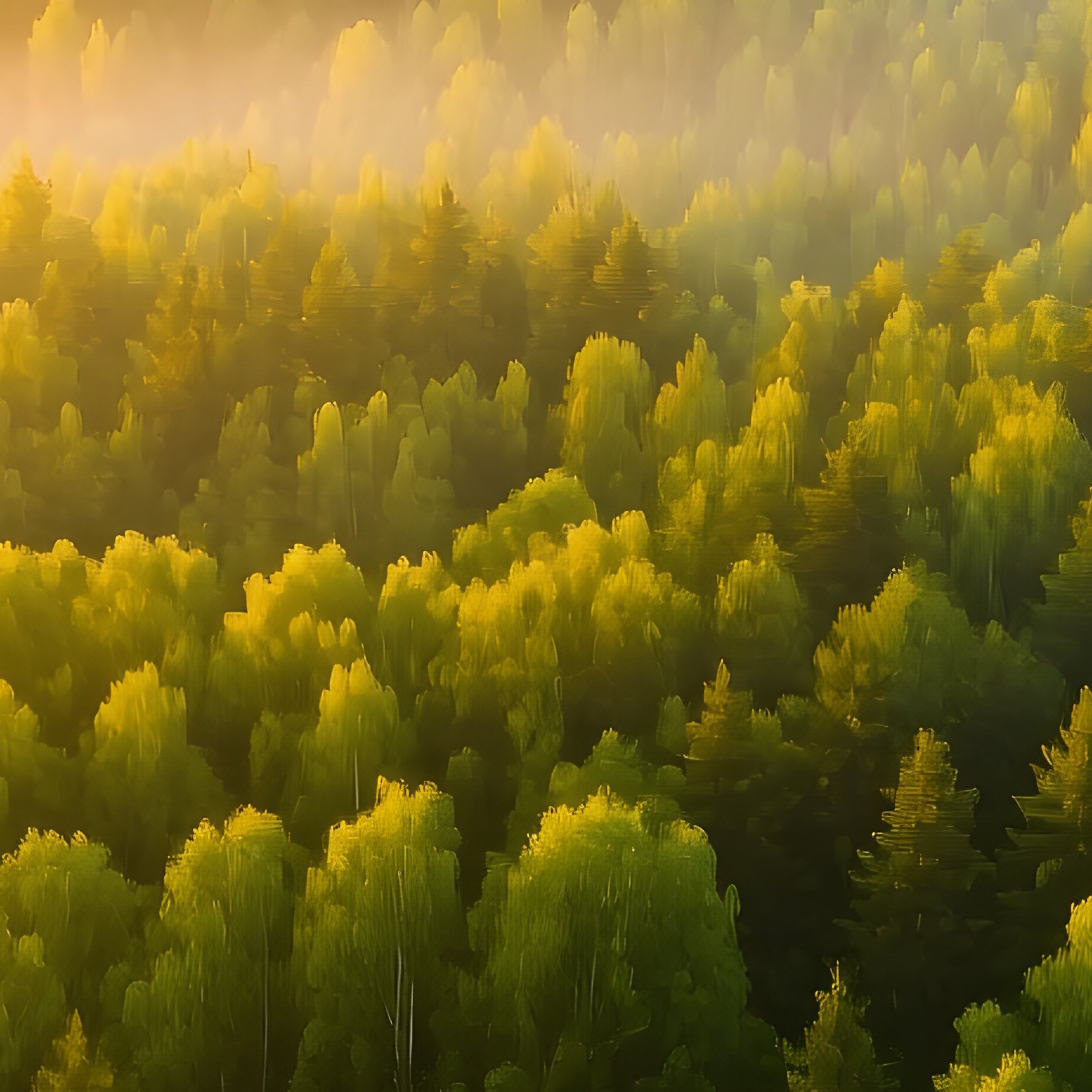 Aerial View Of A Dense Forest Forest Aerial View - Full Resolution Quality Preview