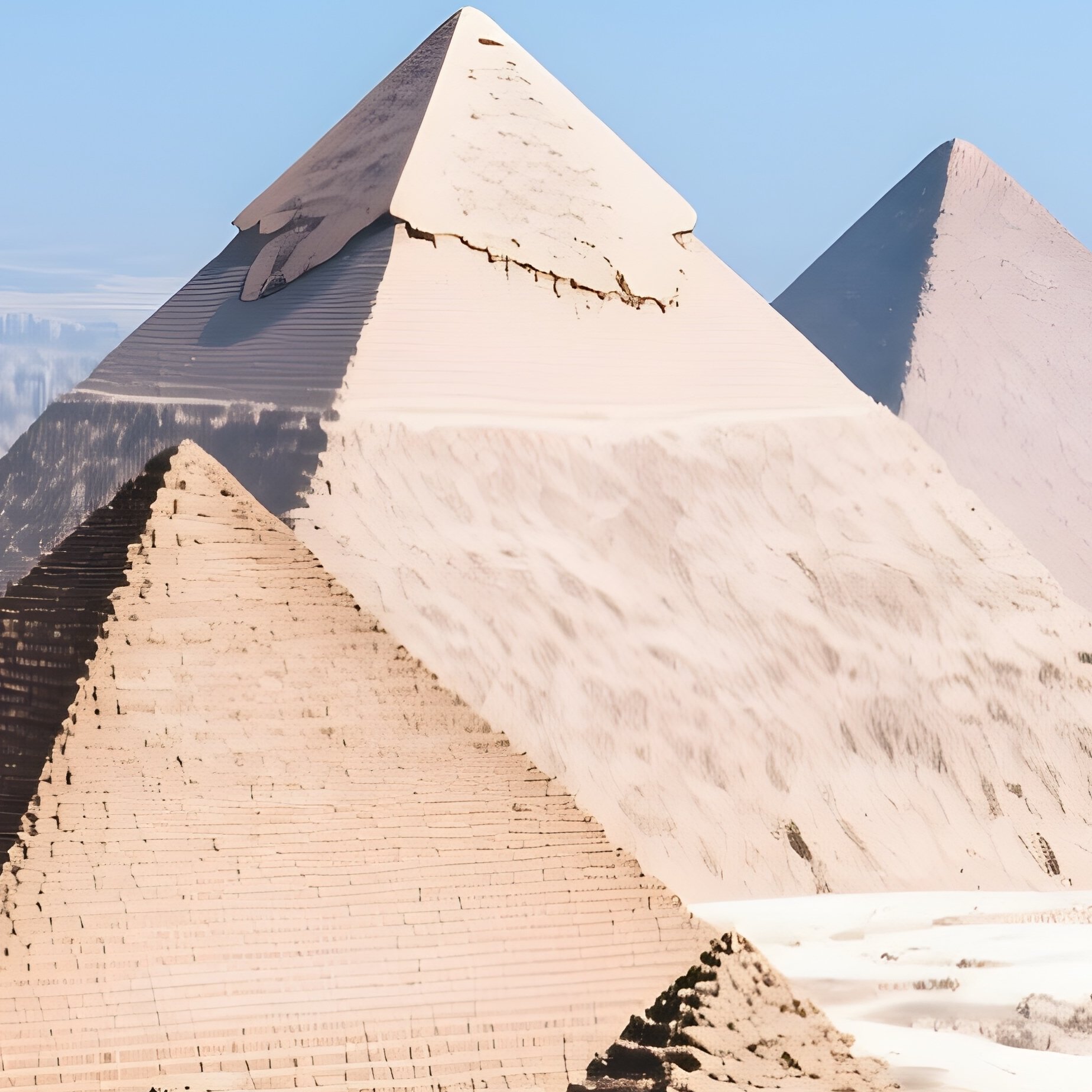 Aerial View Of Cairo With Pyramids - Full Resolution Quality Preview