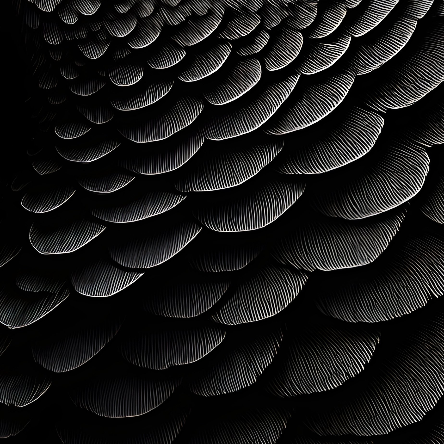 African Grey Parrot Ornate Art - Full Resolution Quality Preview