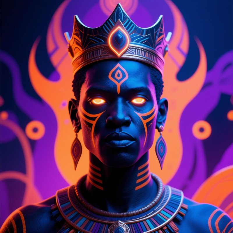 African King Portrait 2