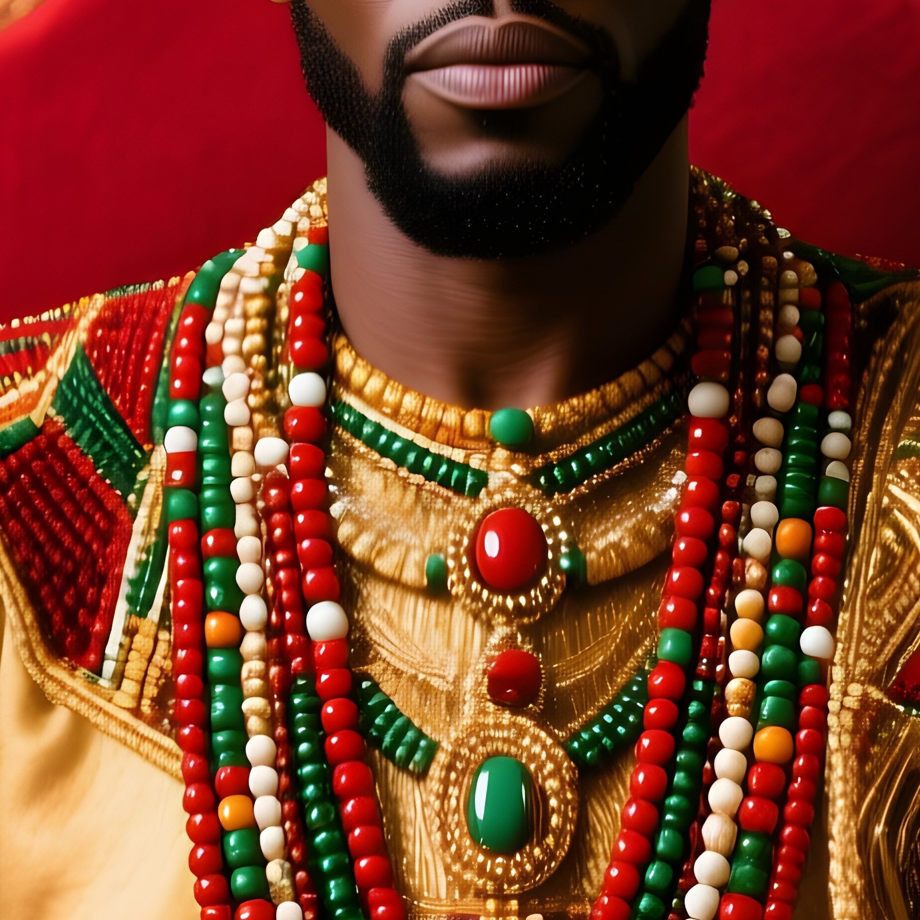 African King Portrait - Full Resolution Quality Preview