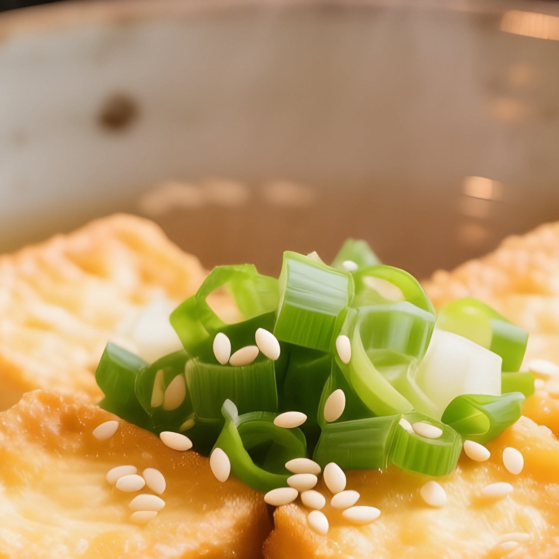 Agedashi Tofu Deep Fried Tofu Served In Warm Dashi Broth - Full Resolution Quality Preview