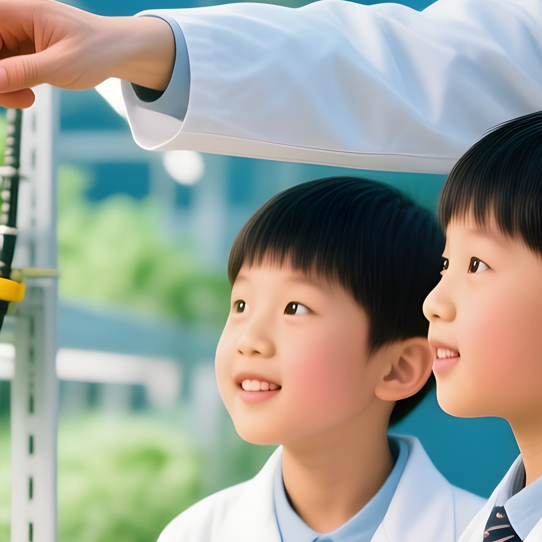 Agricultural Education Center With Students - Full Resolution Quality Preview